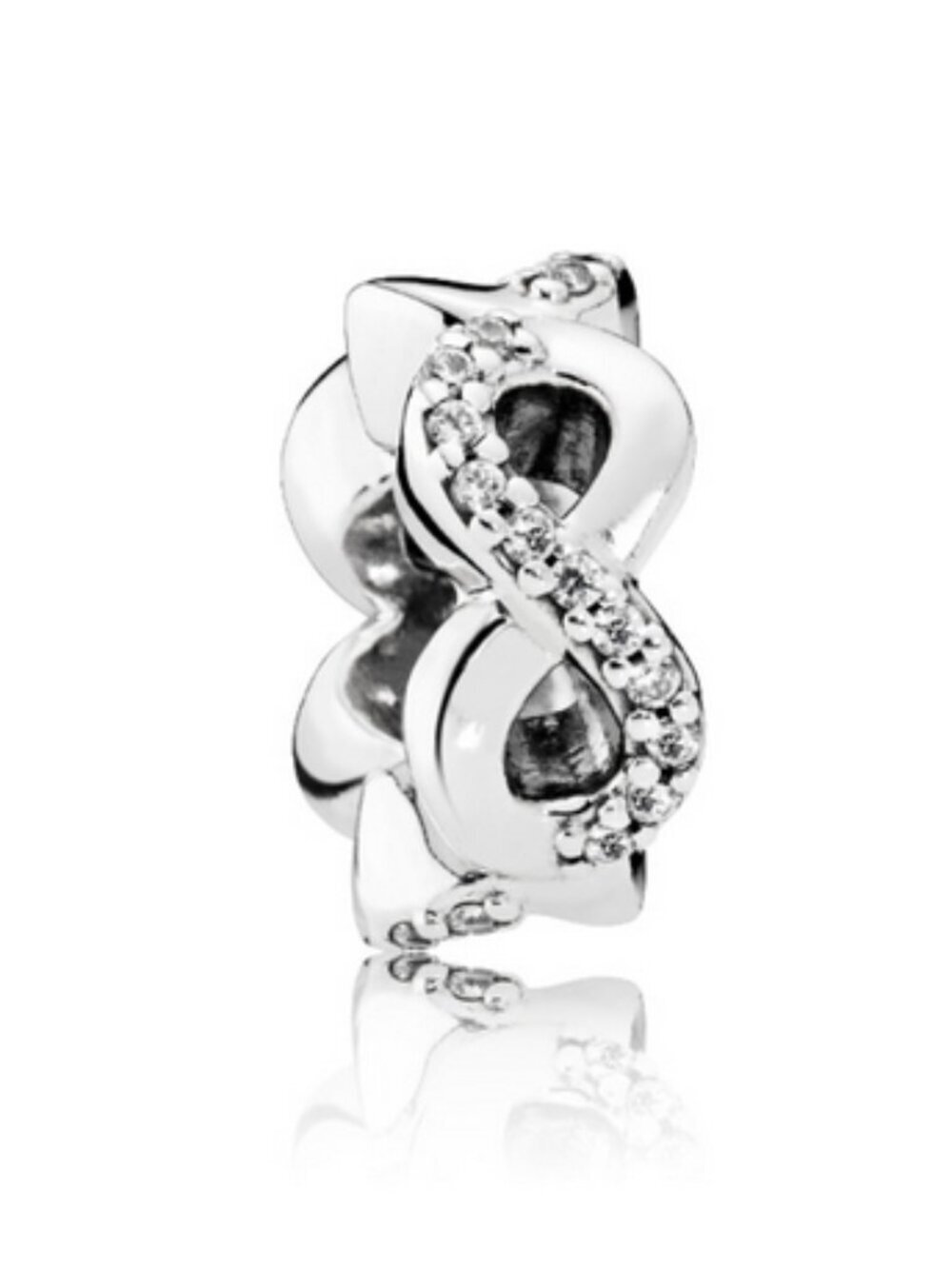 PANDORA 792101CZ Sparkling Infinity Spacer Charm